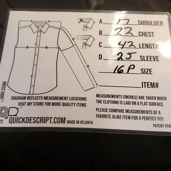 16P Fleet street black trench coat.  D34 - Picture 15 of 15